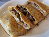 Liver With Oriental Sausage Crepe