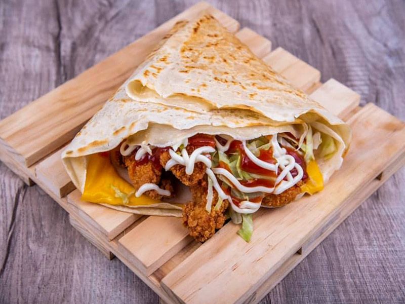 Crispy Chicken Crepe