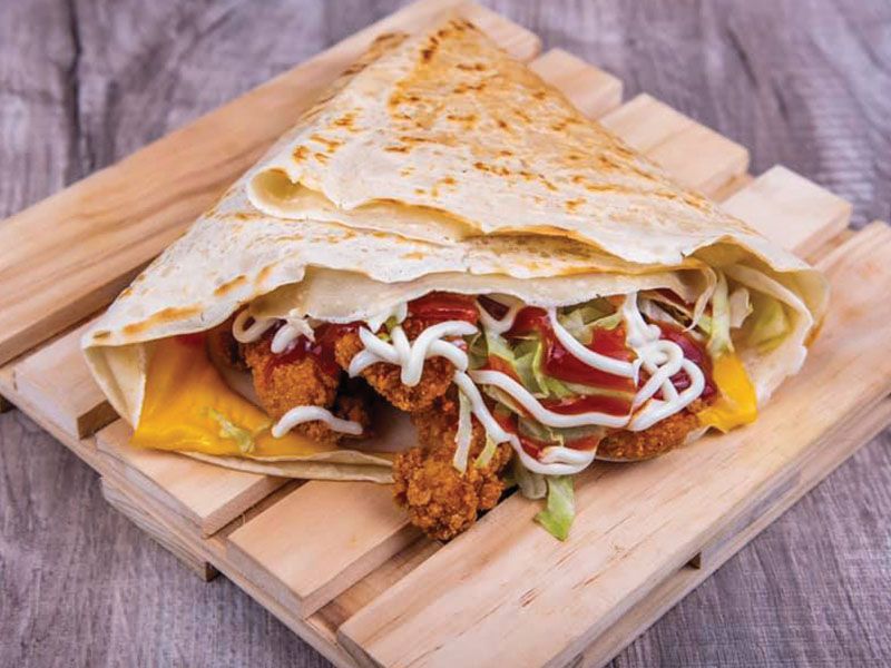 Crispy Chicken Crepe