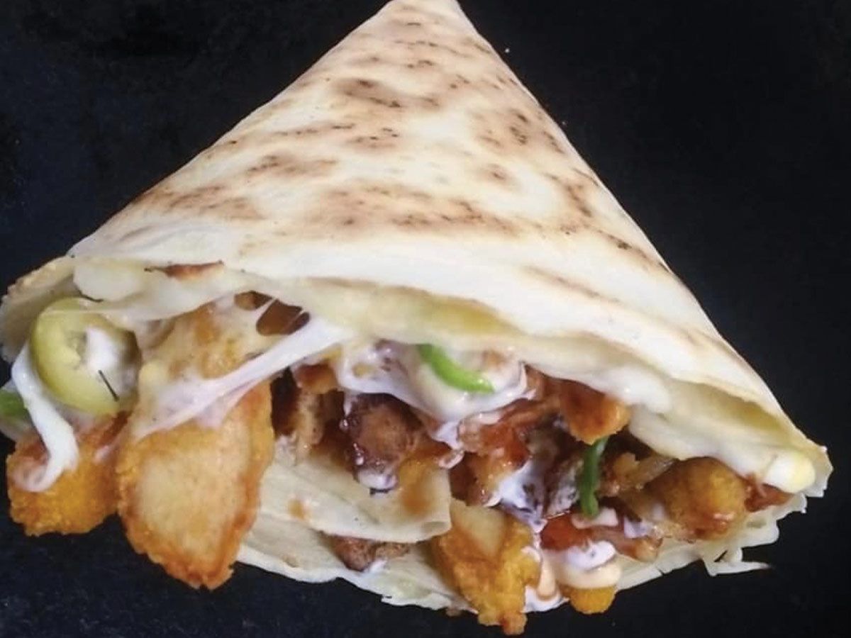 Crispy Chicken Stripes Crepe