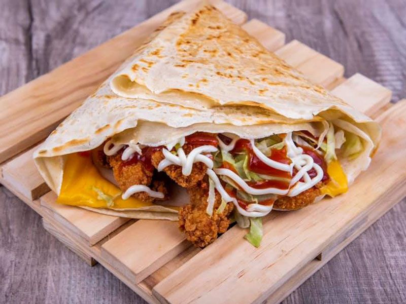 Crispy Chicken Crepe