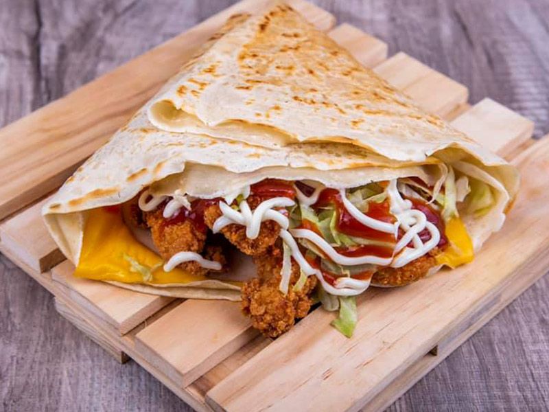 Crispy Chicken Crepe