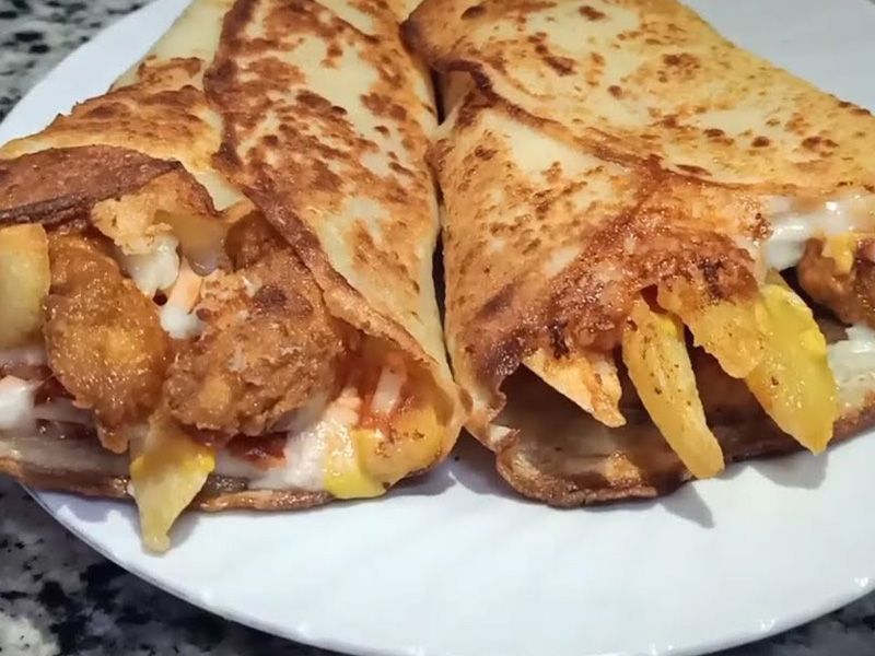 Crispy Chicken Crepe