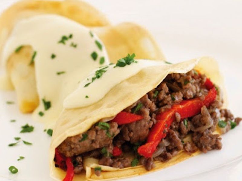 Meat Kofta Crepe