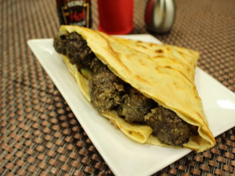 Charcoal Kofta Crepe