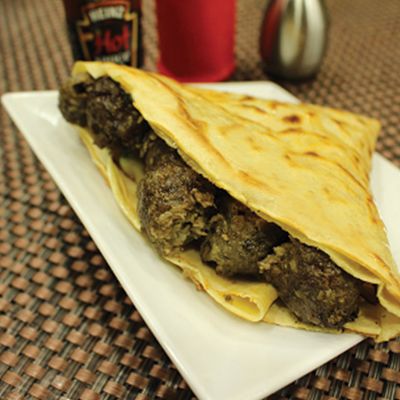 Meat kofta crepe