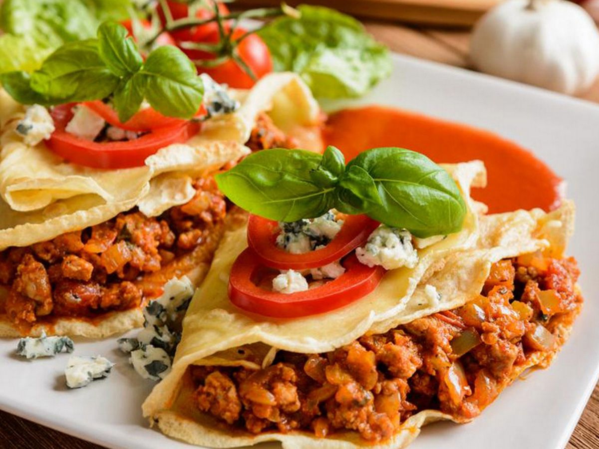 Meat crepe