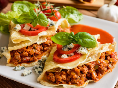 Minced Meat Crepe