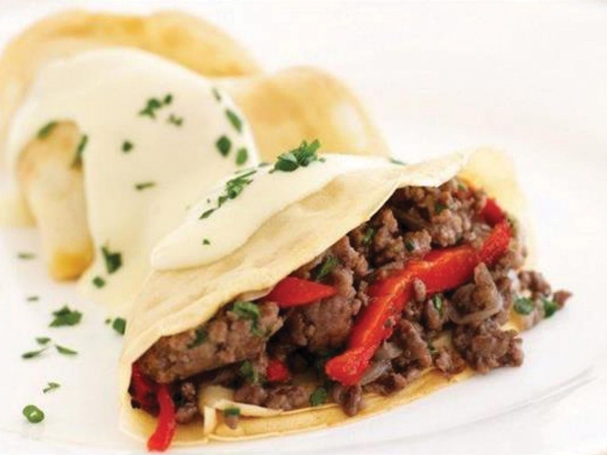 Minced Meat Crepe