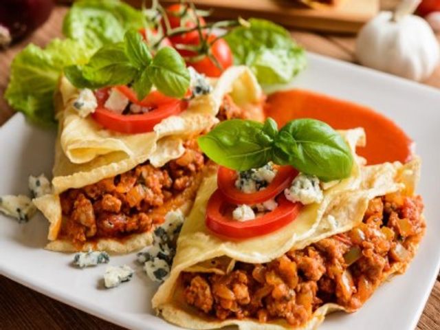 Minced Meat Crepe