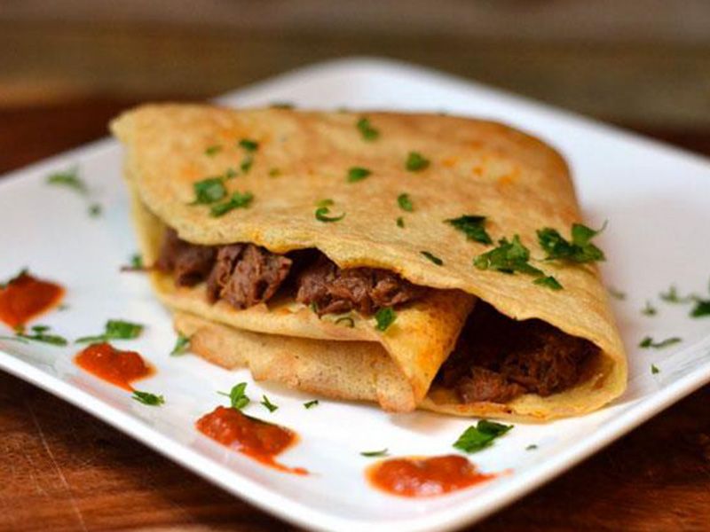 Minced Meat Crepe