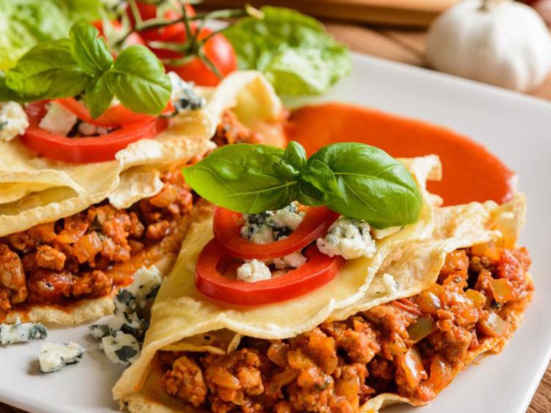 Minced Meat Crepe