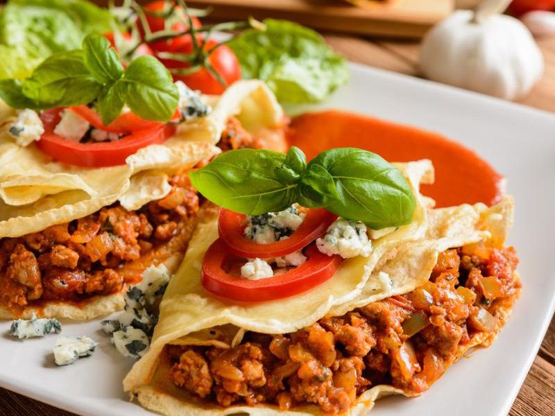 Minced Meat Crepe