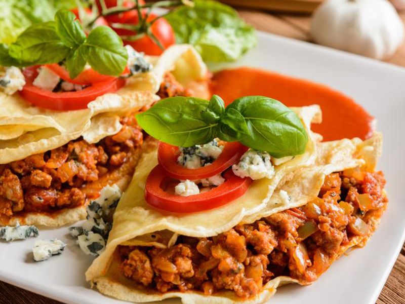 Minced Meat Crepe