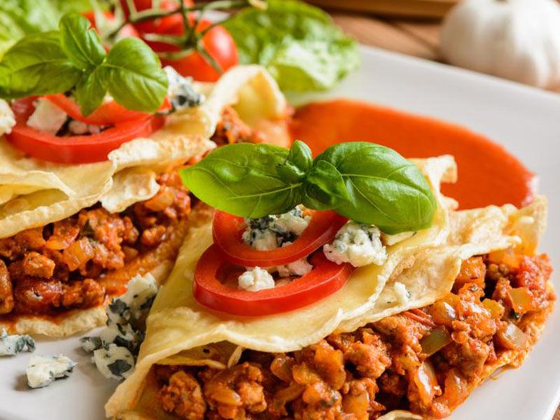 Minced Meat Crepe