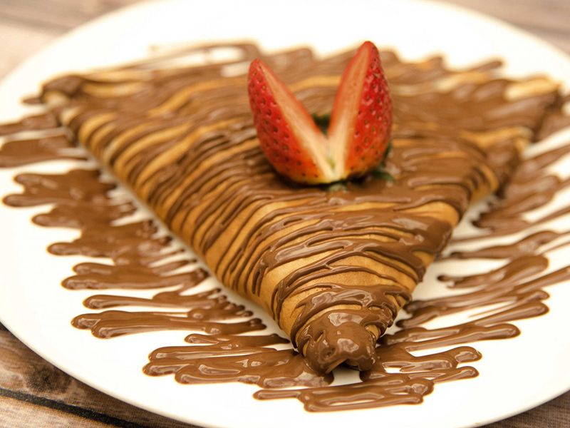 Lotus And Nutella Crepe