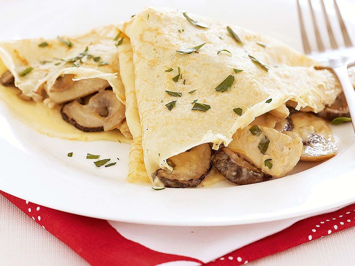 Mushroom crepe