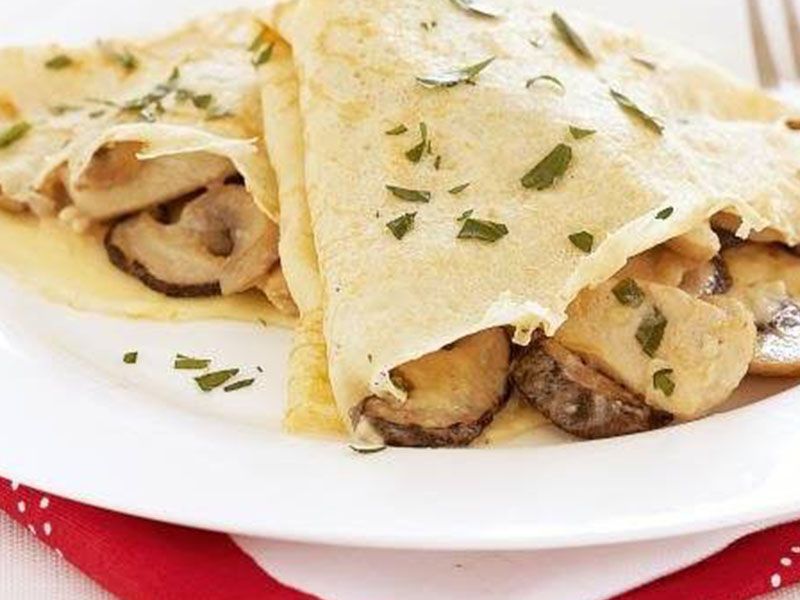 Mushroom Crepe