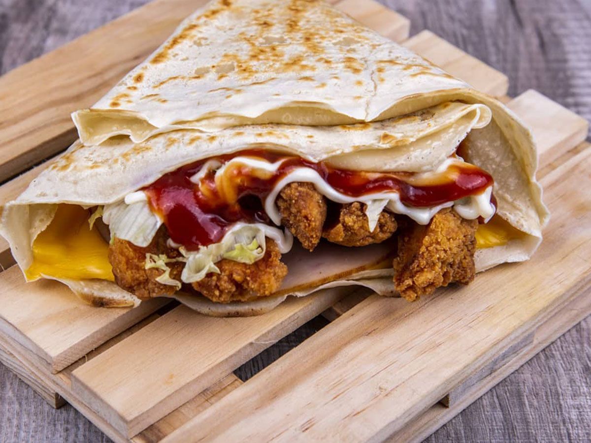 Shish tawook crepe