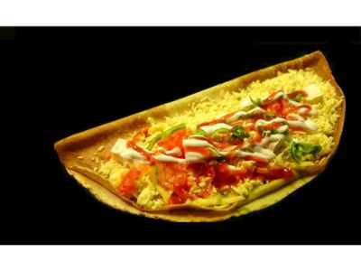 Cheese with Pastrami Crepe