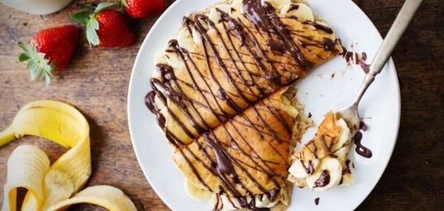 Peach Chocolate Crepe