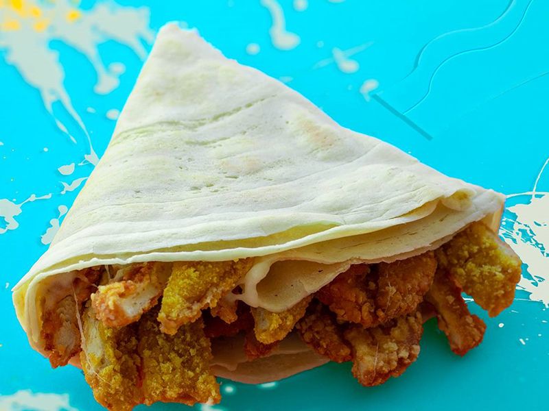 Mix Chicken Crepe