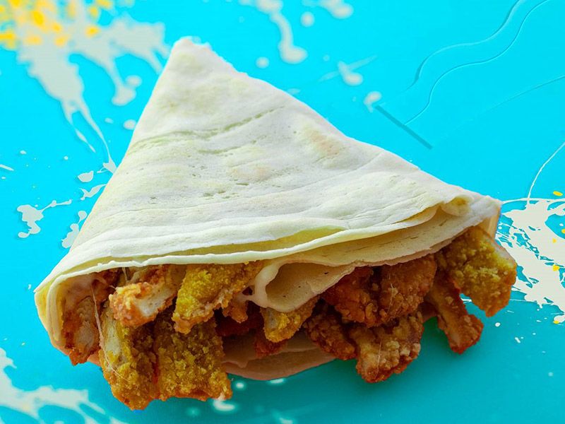 Mix Chicken Crepe