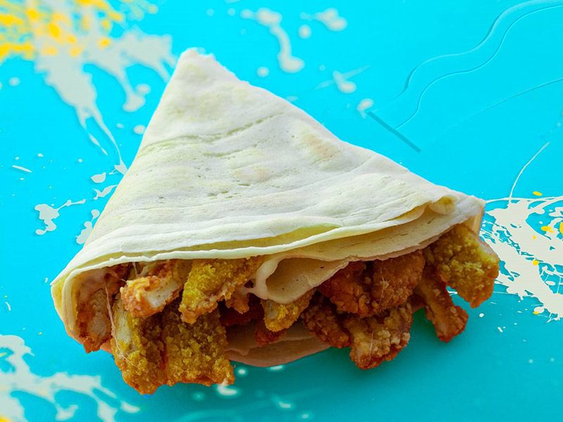 Mix Chicken Crepe