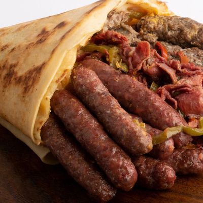 Mix Meat crepe