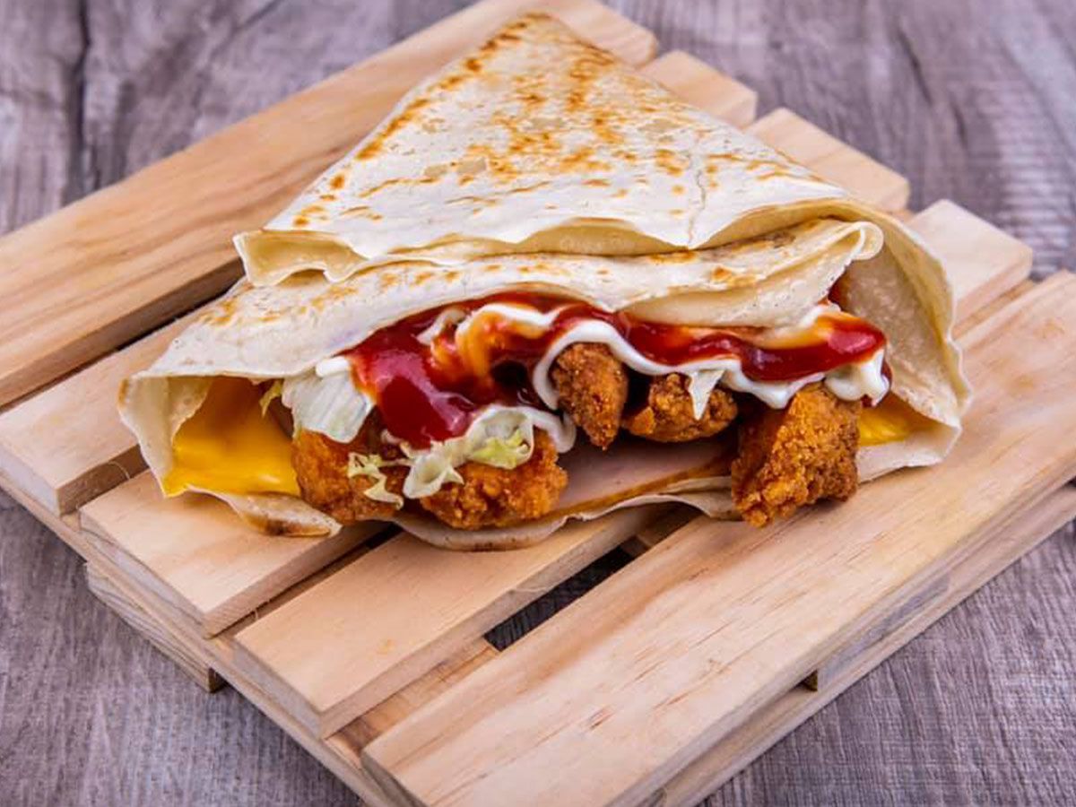 Grilled Breasts Crepe