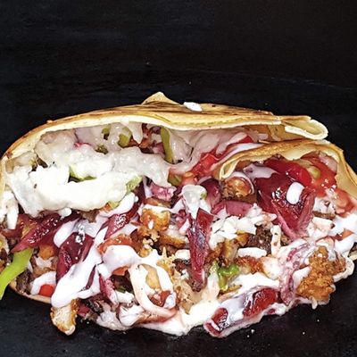 Mix Pane And Kofta Crepe