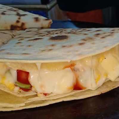 Mixed cheese crepe