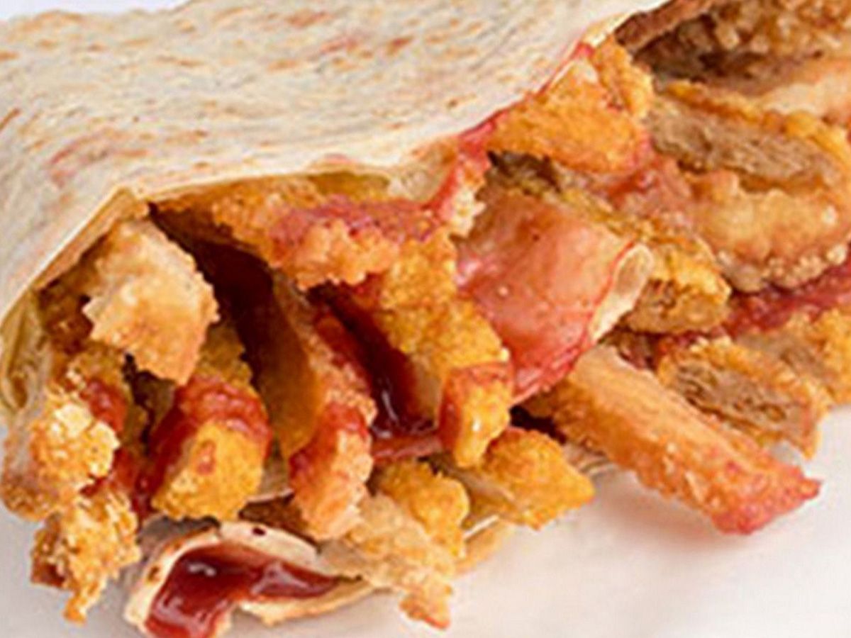 Mixed chicken crepe