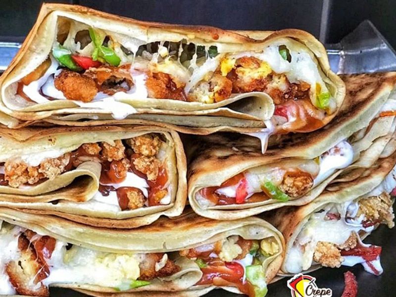 Mix Chicken Crepe