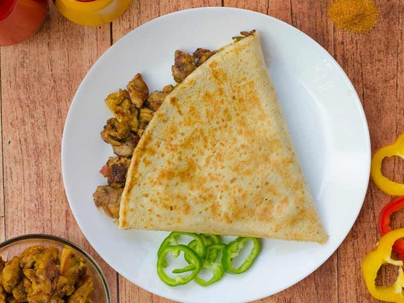 Mix Chicken Crepe