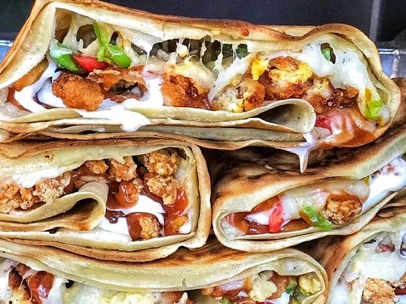 Mix Chicken Crepe
