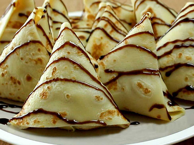 Nutella Chocolate With Nuts Crepe