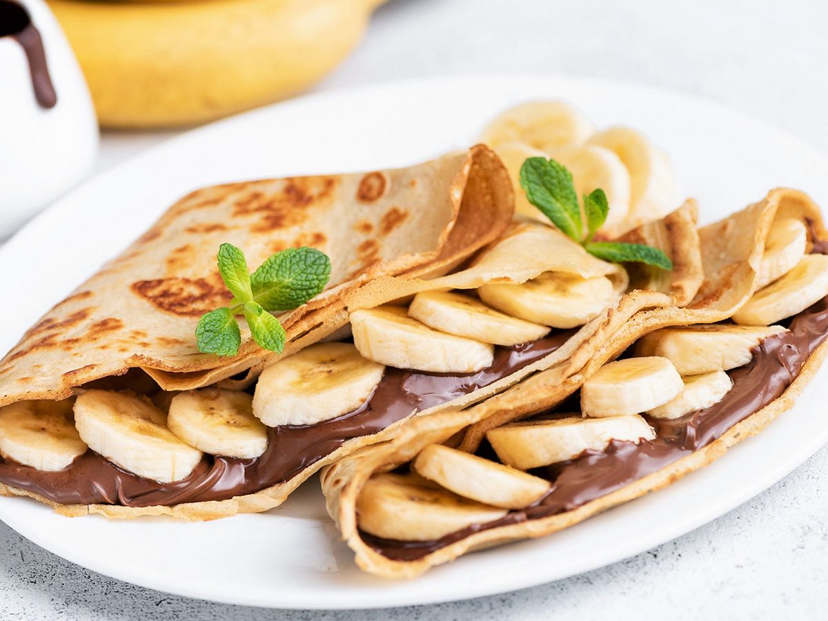 Banana crepe