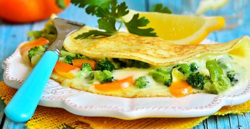 French Fries With Mix Cheese Crepe