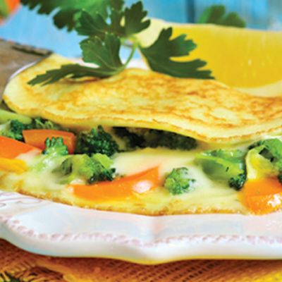 mozzarella cheese crepe
