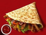 Beef Burger With Eggs And Cheese Crepe