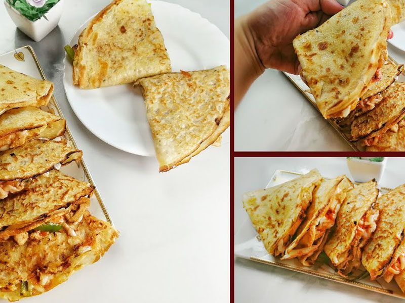 Mix Chicken Crepe