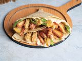 Mix chicken crepe