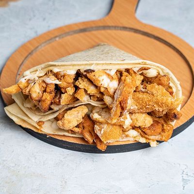 Chicken mix crepe