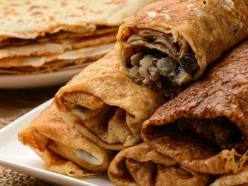 Mix Chicken Crepe