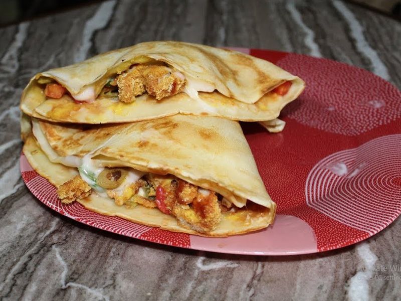 Mix Chicken Crepe