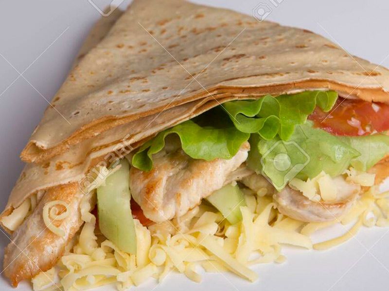 Mix Chicken Crepe