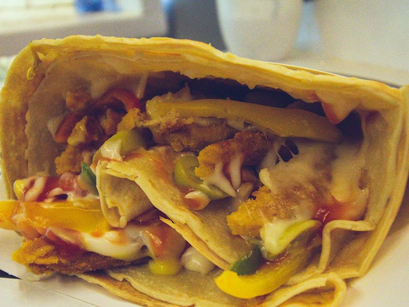Mix Chicken Crepe