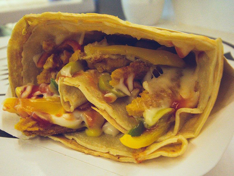 Chicken Mix Crepe