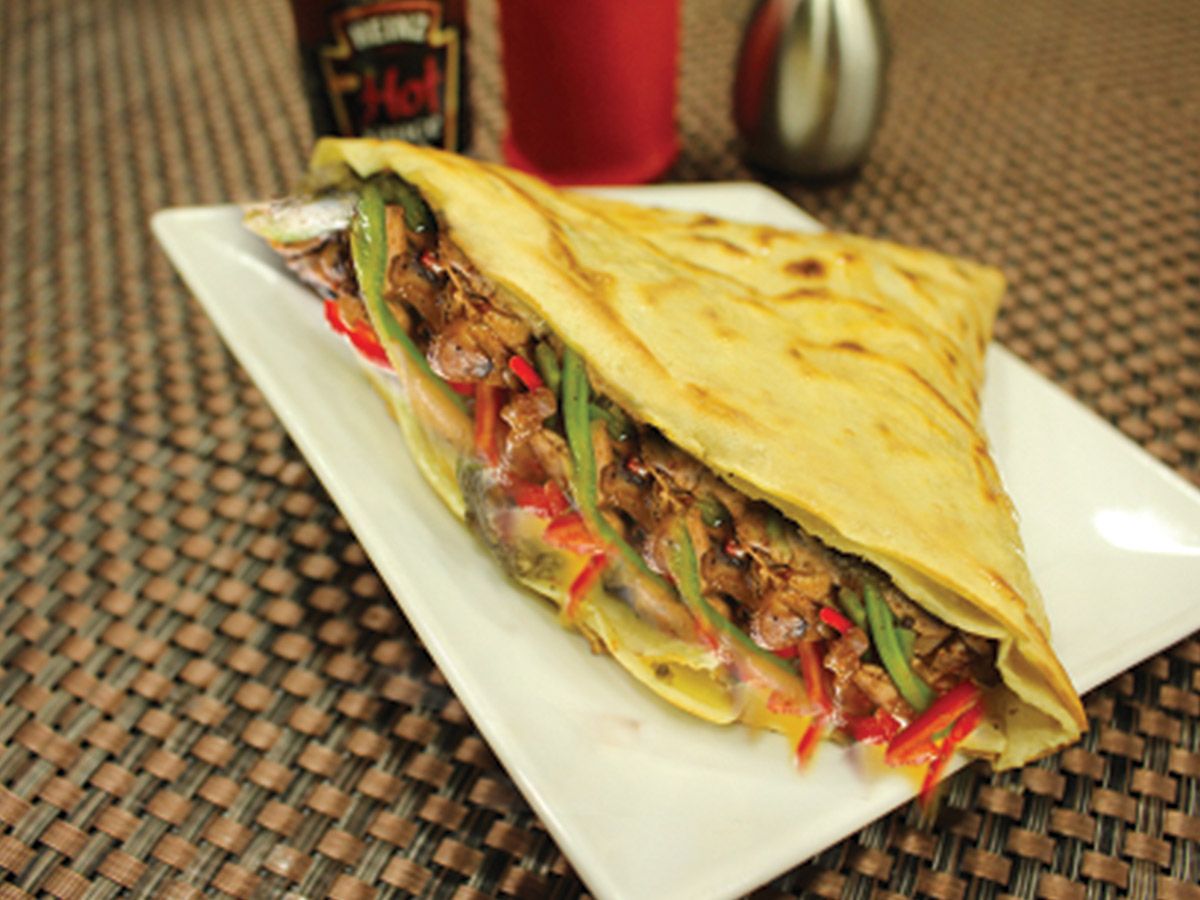 mix meat Crepe